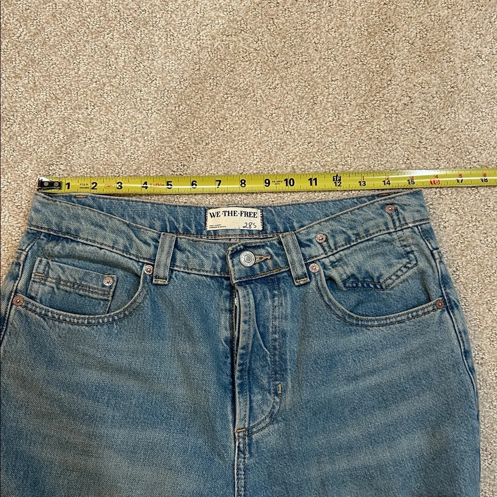 We The Free Sky Blue Wide Leg Jeans - Picture 12 of 14